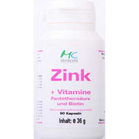 ZINK+VITAMIN B5+Biotin Kapseln