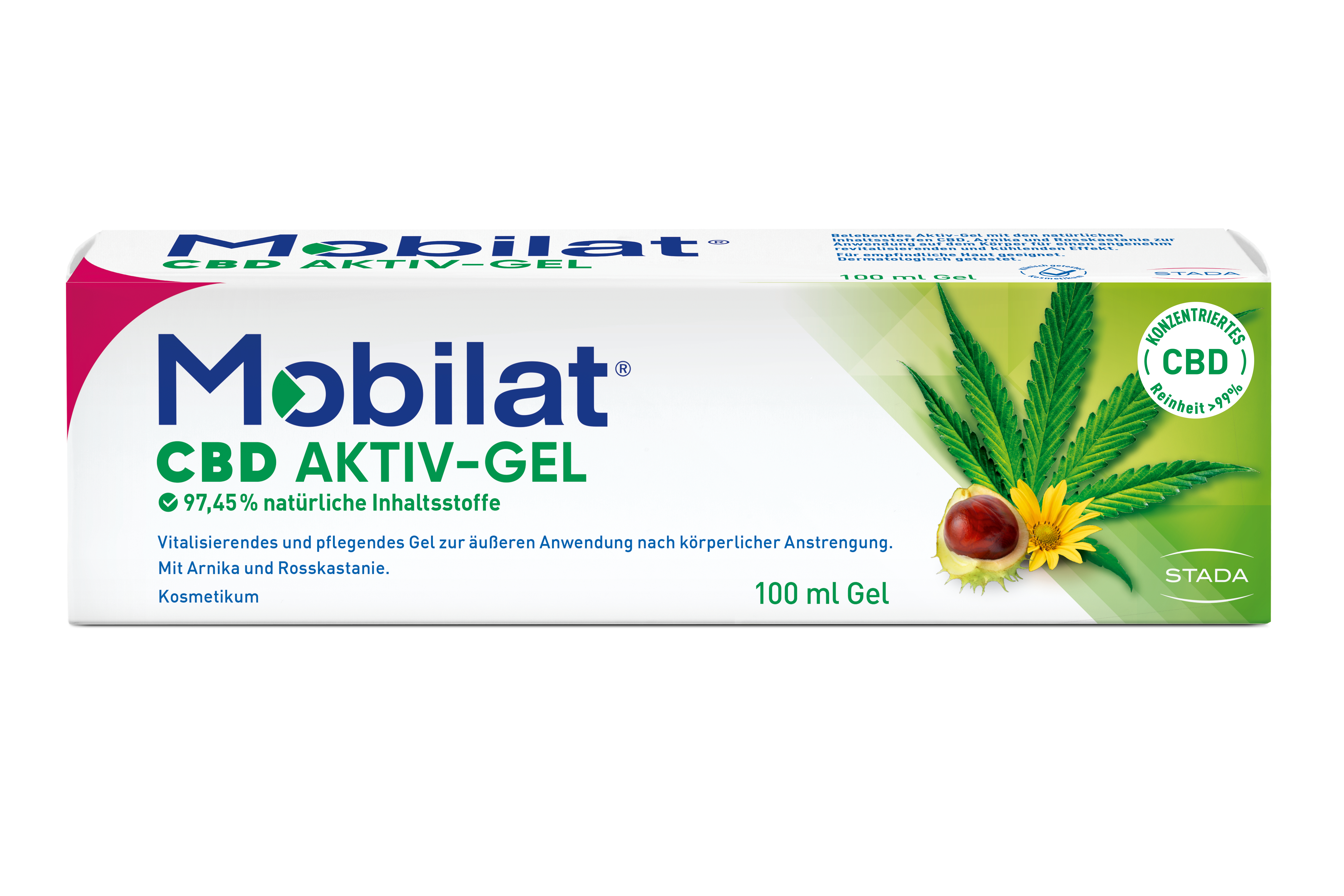 Mobilat® CBD Aktiv-Gel: vitalisierend, beruhigend, pflegend. Für beanspruchte Körperpartien.