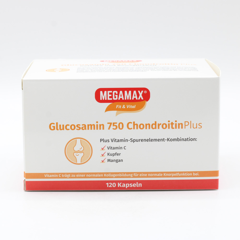 GLUCOSAMIN 750 Chondroitin Plus Megamax Kapseln