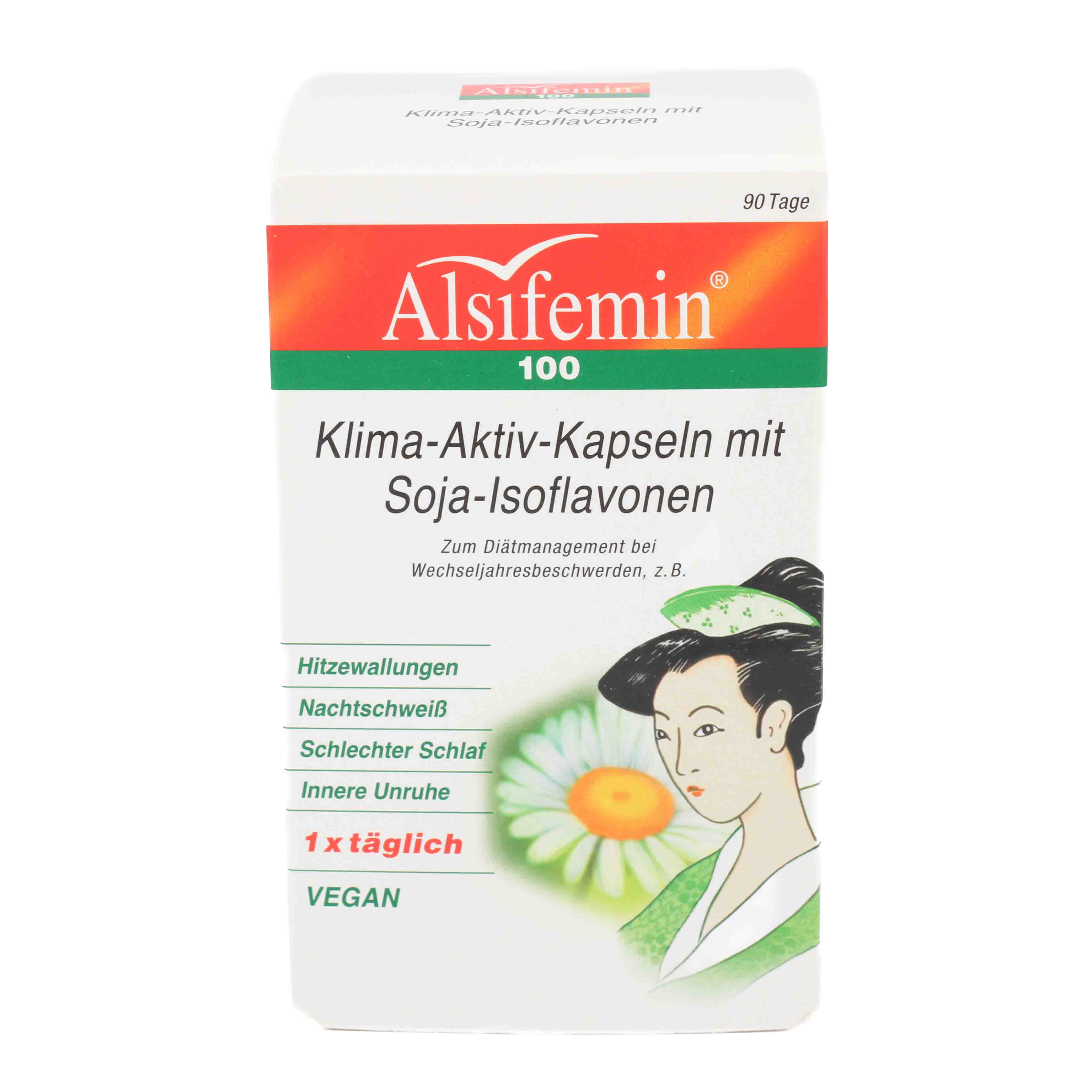 ALSIFEMIN 100 Klima-Aktiv m.Soja 1x1 Kapseln