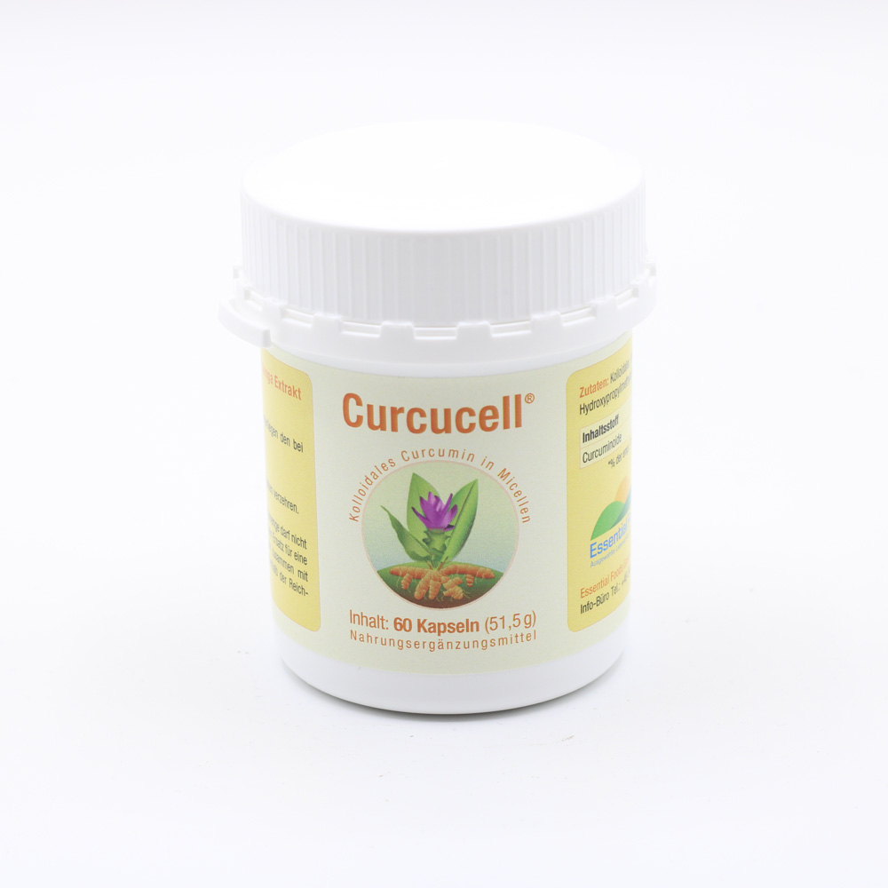 CURCUCELL hochbioverfügb.Curcumin Extrakt Kapseln