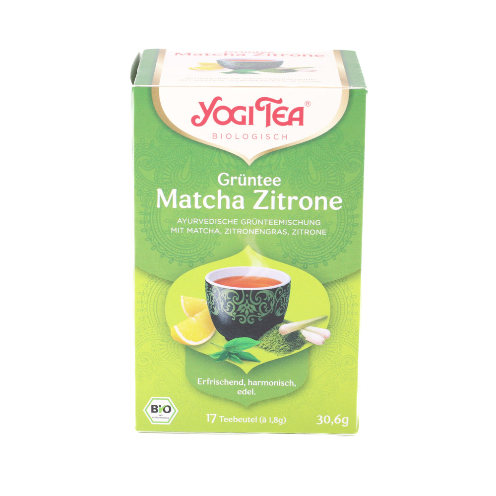 YOGI TEA Grüntee Matcha Zitrone Bio Filterbeutel
