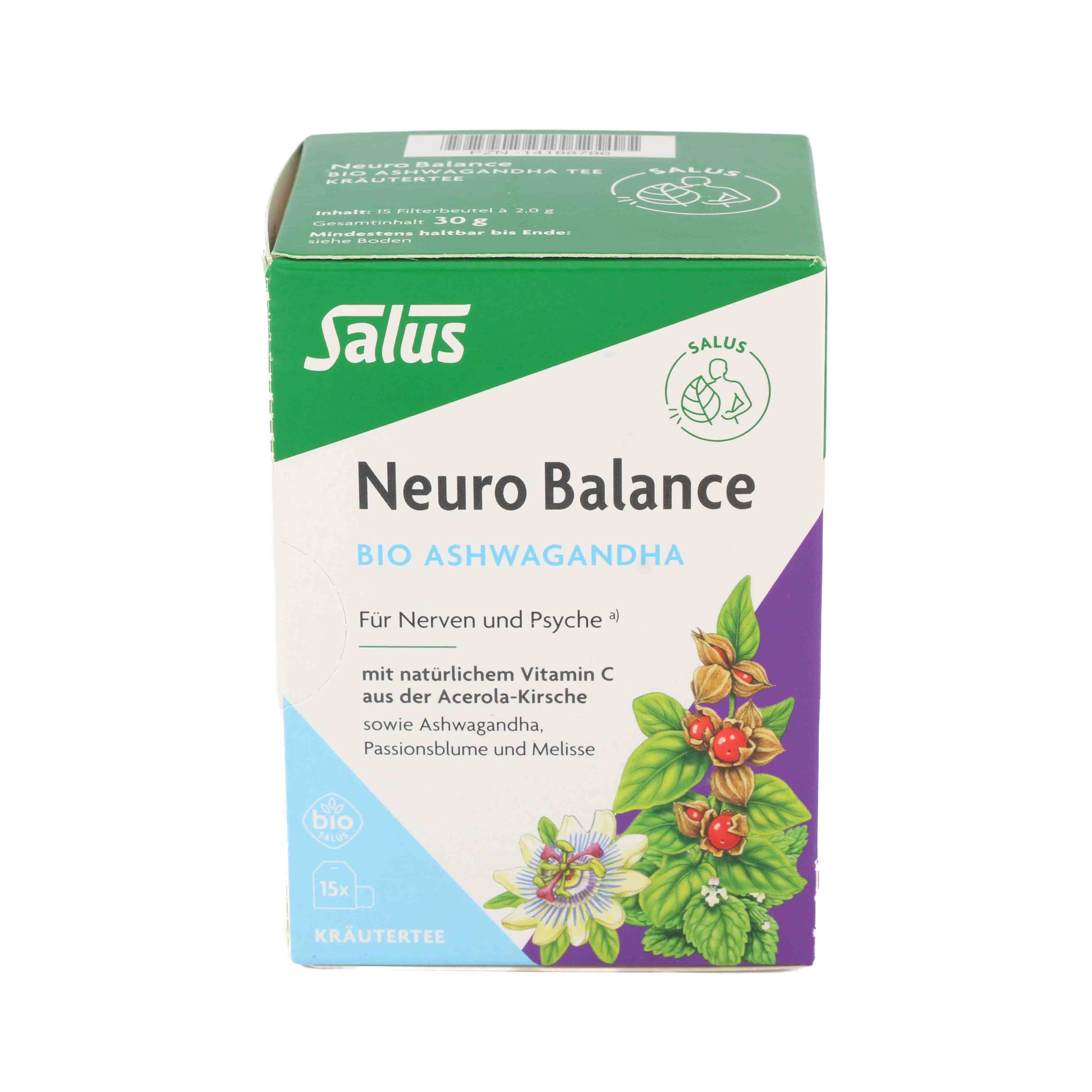 NEURO BALANCE Bio Ashwagandha Tee Salus Filterbtl.