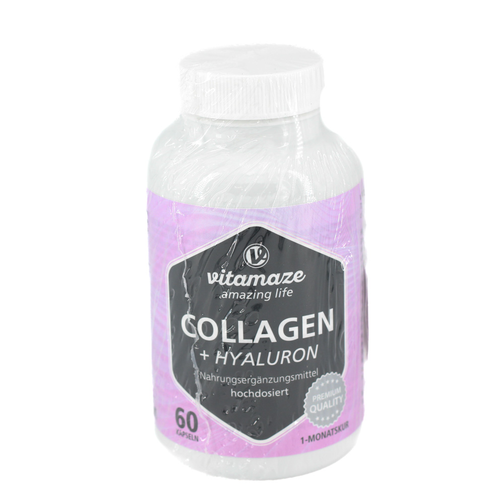 COLLAGEN 300 mg+Hyaluron 100 mg hochdosiert Kaps.