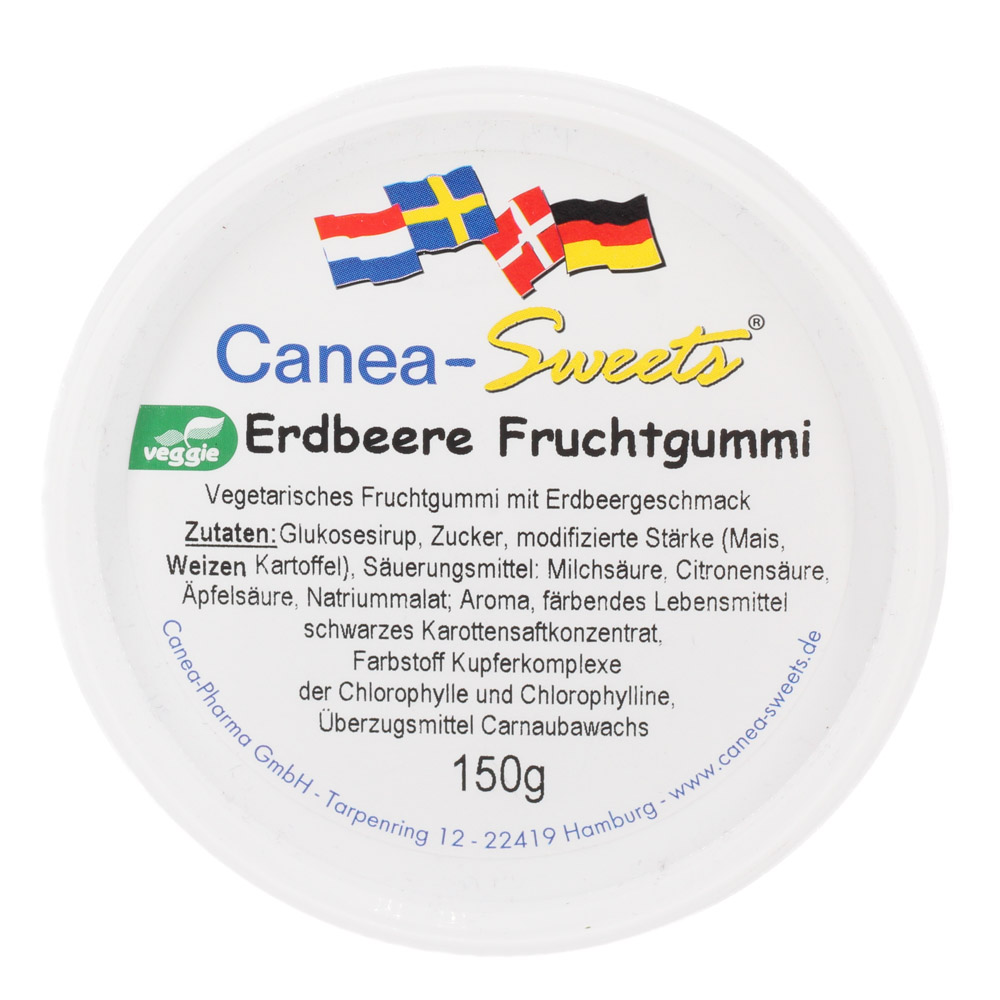 ERDBEEREN Fruchtgummi vegetarisch Canea
