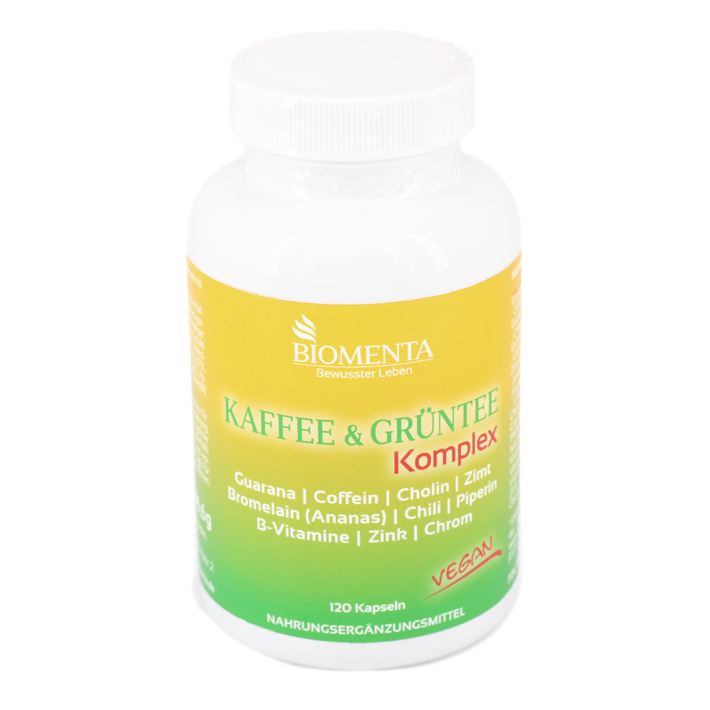 BIOMENTA Kaffee & Grüntee Komplex Kapseln