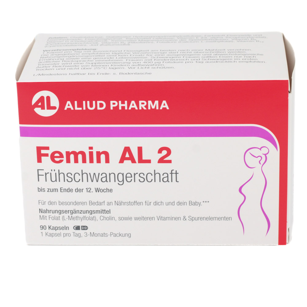 FEMIN AL 2 Frühschwangerschaft Hartkapseln