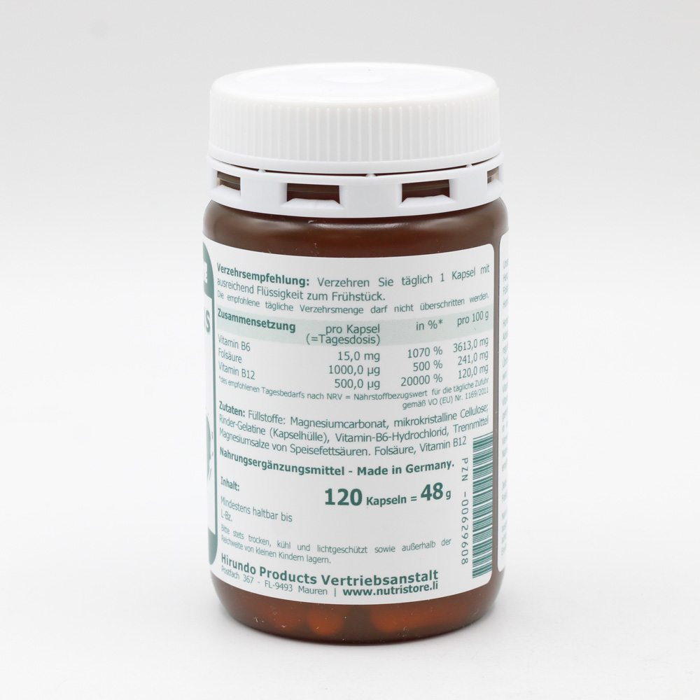 FOLSÄURE+B12+B6 Kapseln