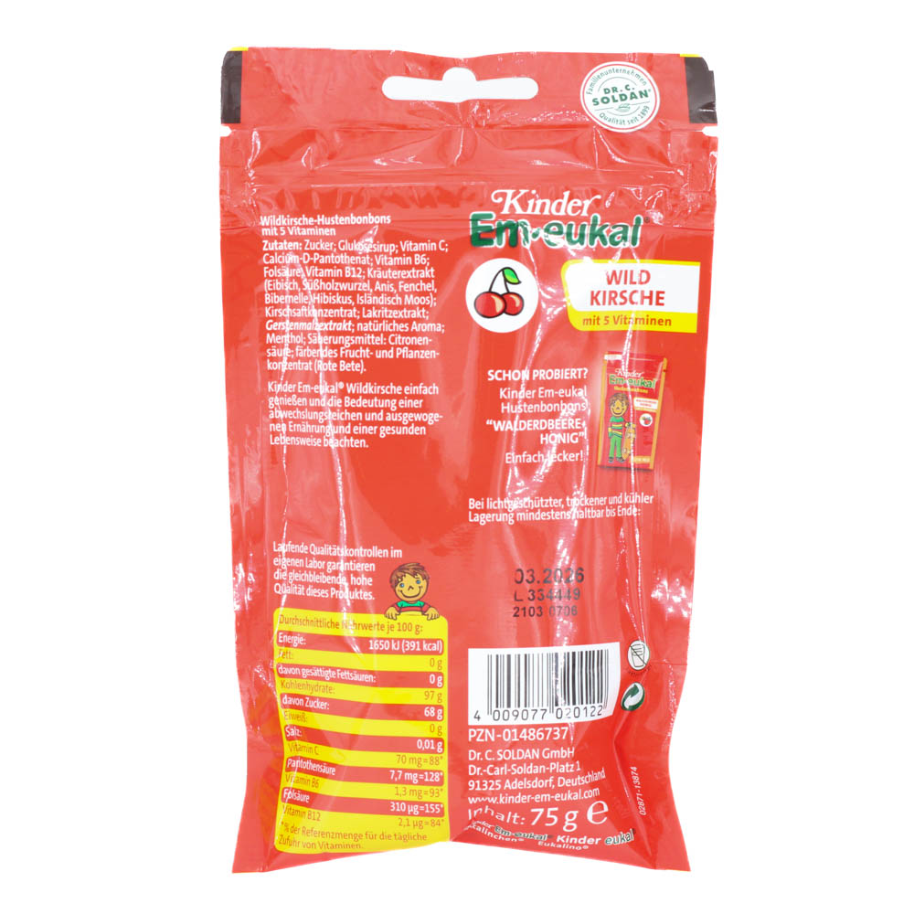 EM-EUKAL Kinder Bonbons zuckerhaltig