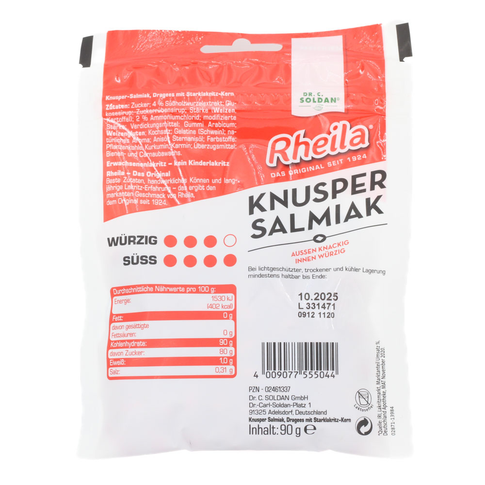 RHEILA Knusper Salmiak mit Zucker