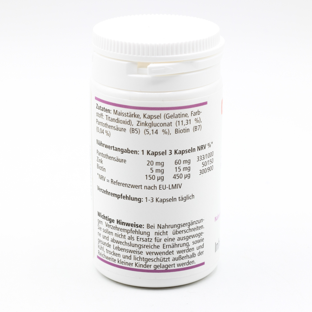 ZINK+VITAMIN B5+Biotin Kapseln