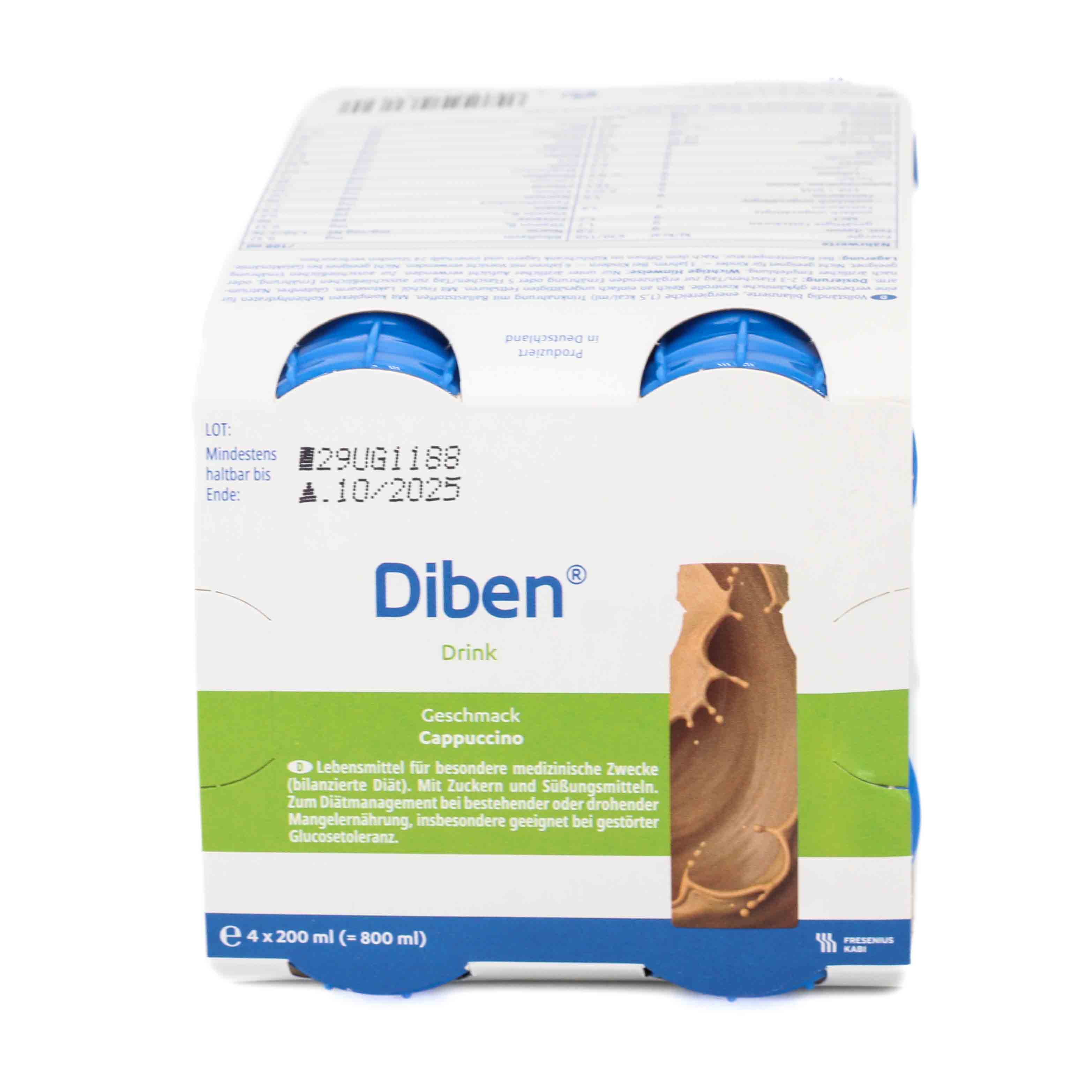 DIBEN DRINK Cappuccino 1.5 kcal/ml Trinkflasche