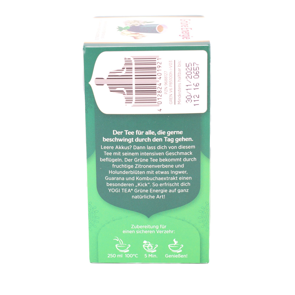 YOGI TEA Grüne Energie Bio Filterbeutel