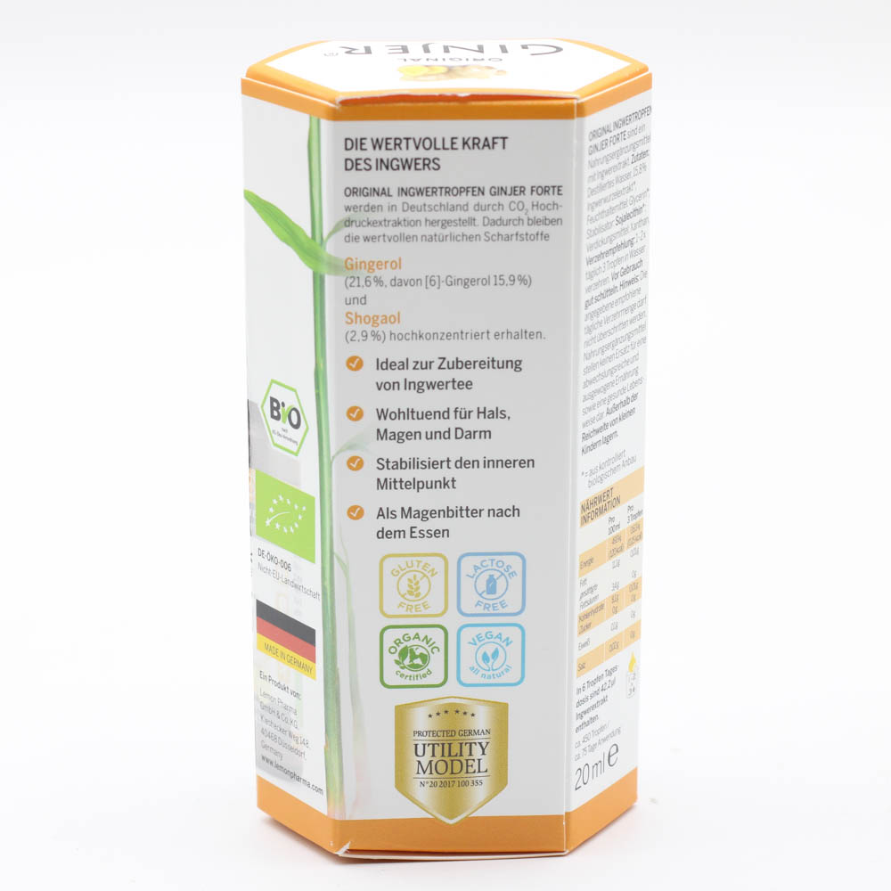 INGWER GINJER forte Tropfen