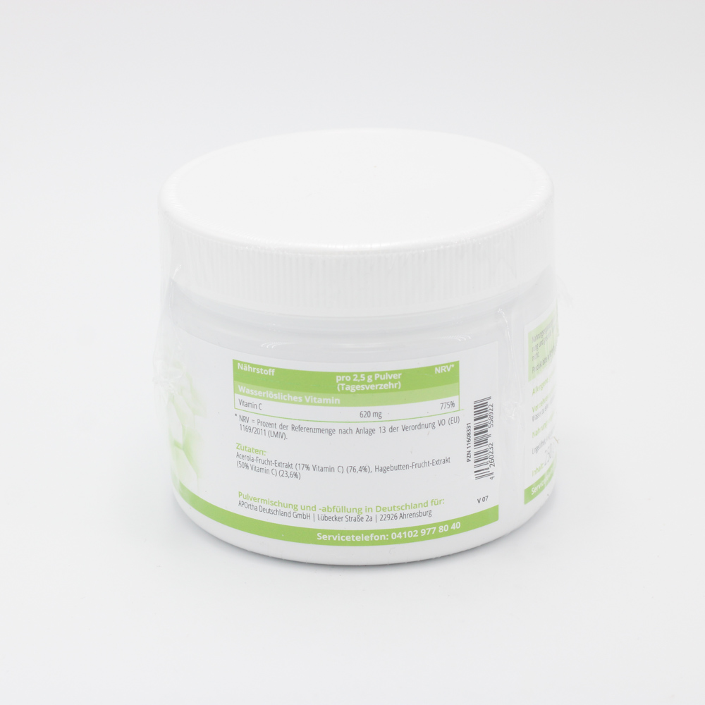 APORTHA natürliches Vitamin C vegetarisch Pulver