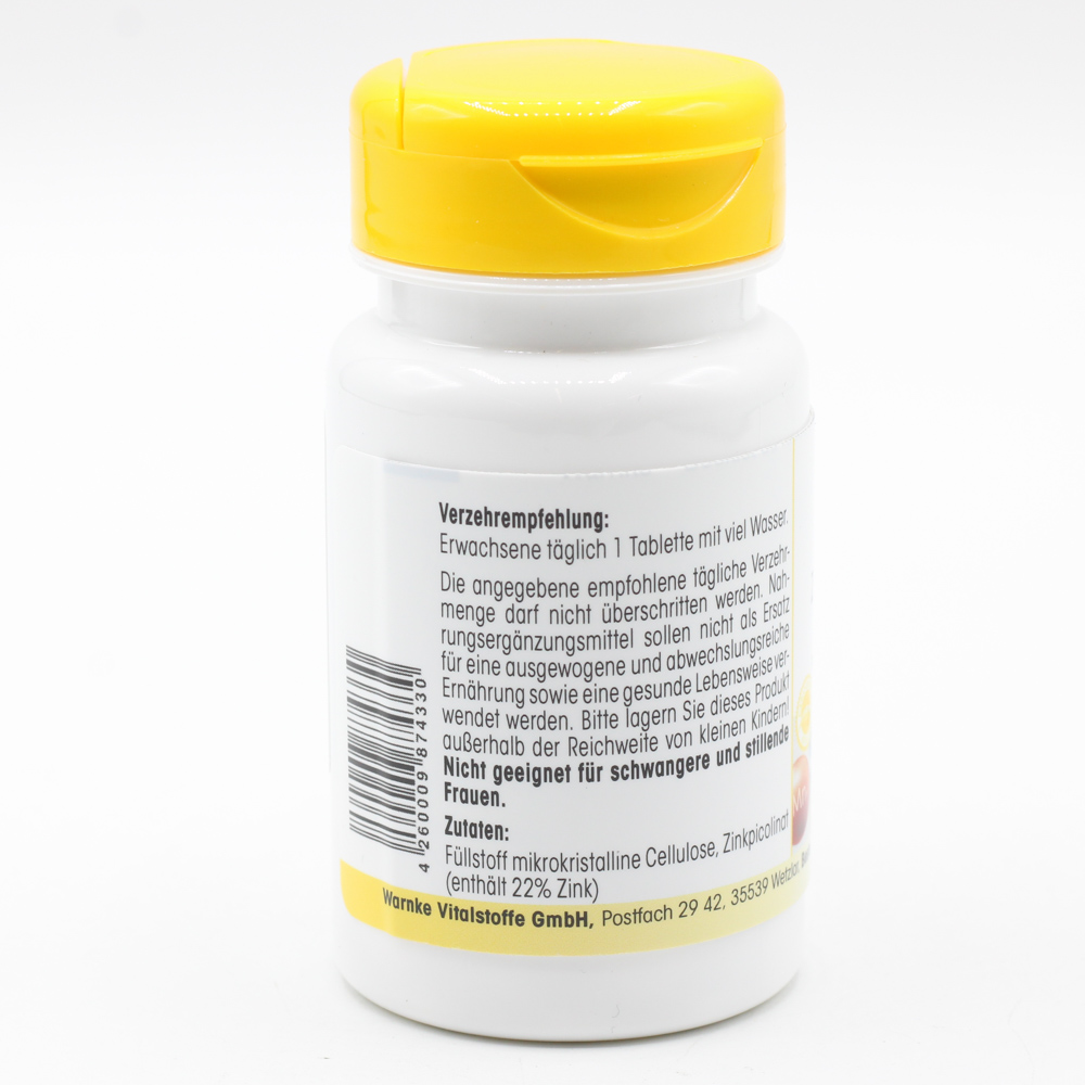 ZINKPICOLINAT 15 mg Zink Tabletten