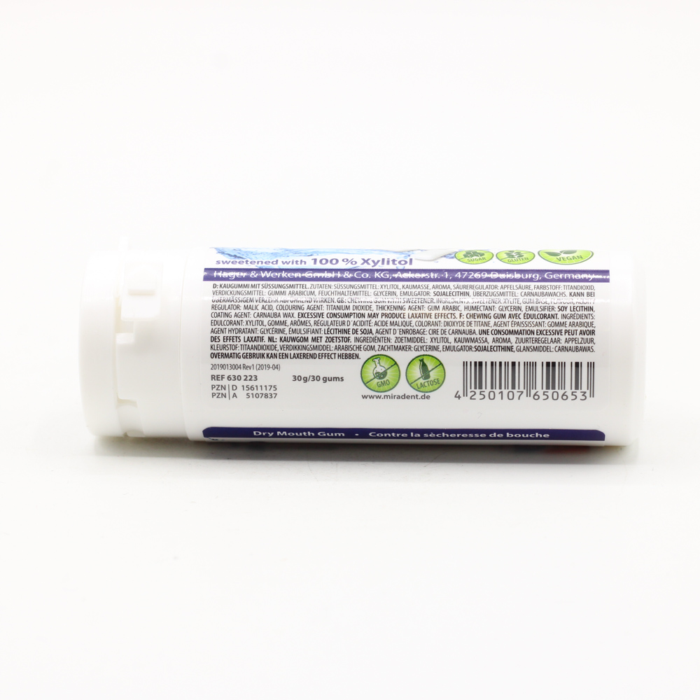 MIRADENT Aquamed Mundtrockenheit Kaugummi