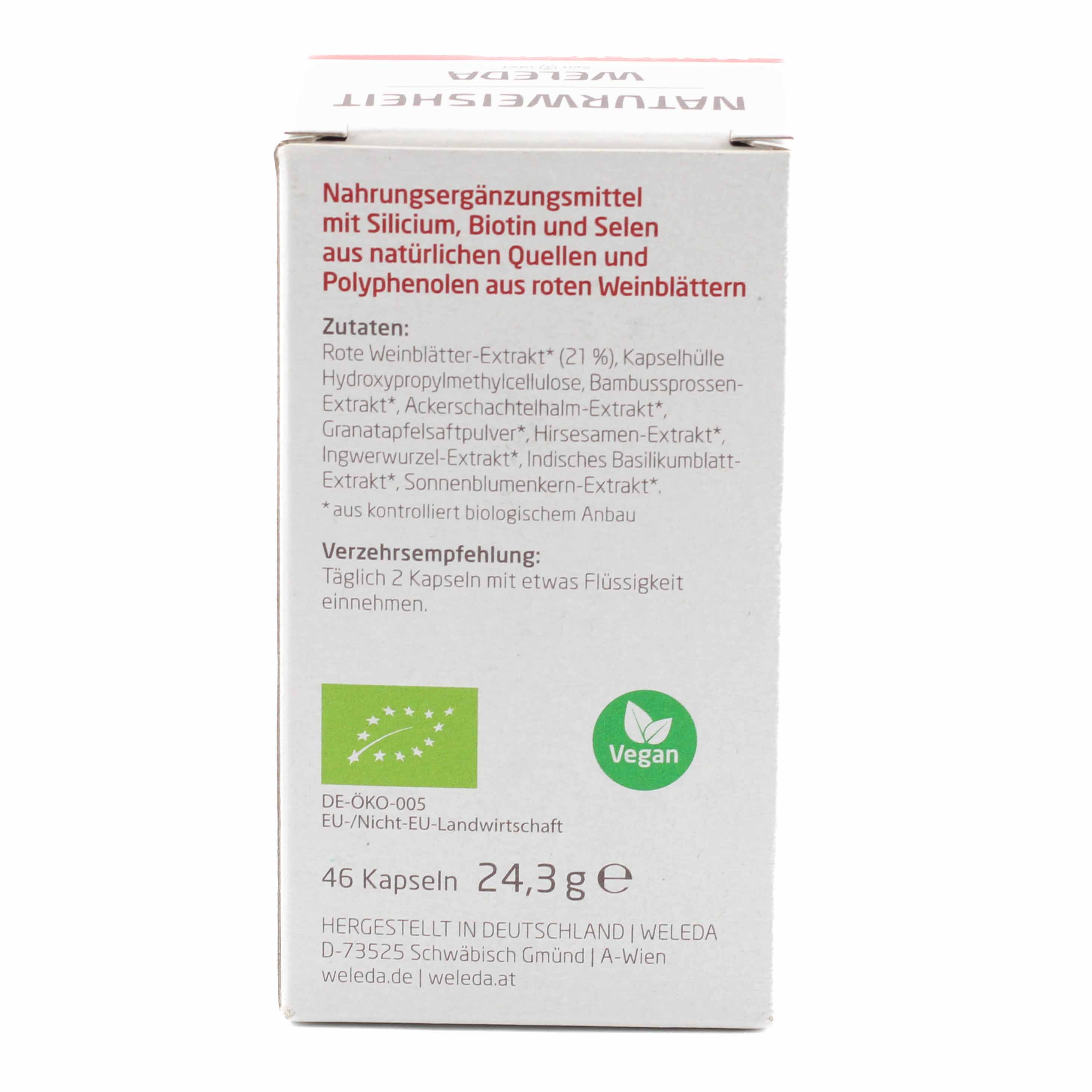 WELEDA Naturweisheit Meine Haare Wimpern&Nägel Kps
