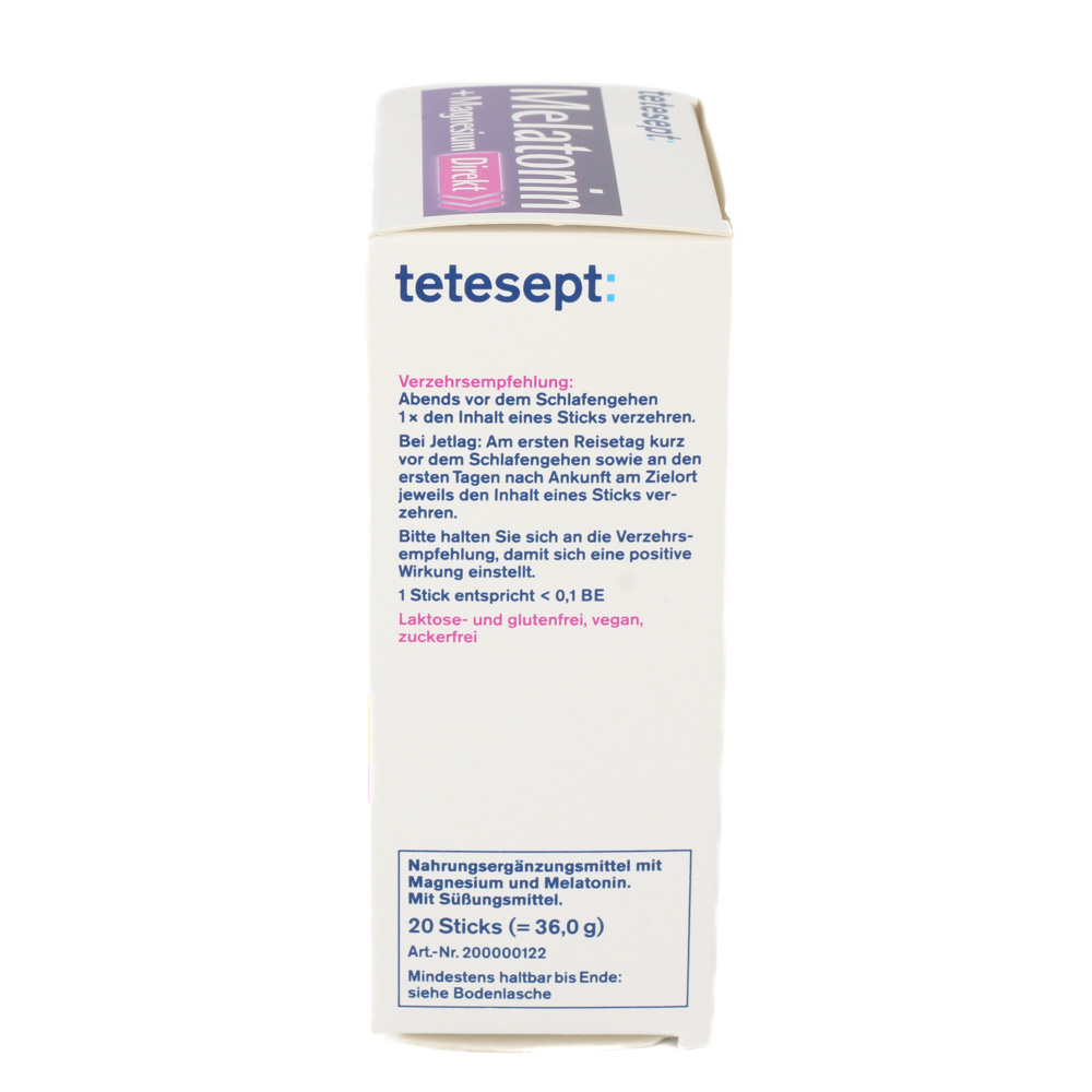 TETESEPT Melatonin+Magnesium Direkt Sticks