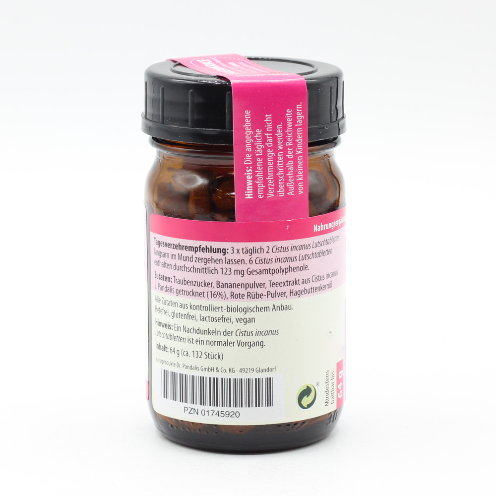 CISTUS INCANUS Bio Lutschtabletten Dr.Pandalis