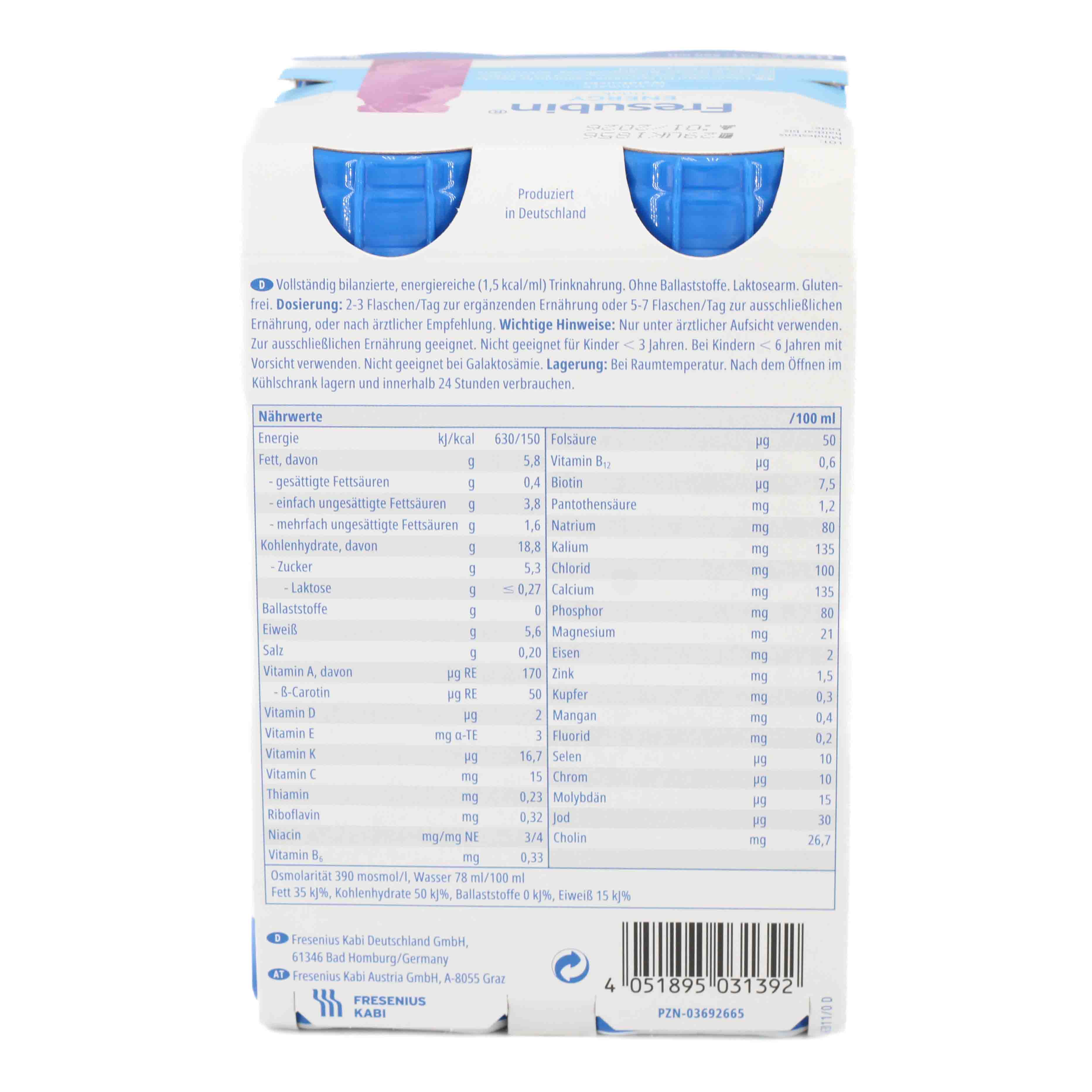 FRESUBIN ENERGY DRINK Waldfrucht Trinkflasche