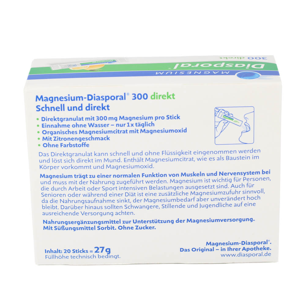 MAGNESIUM DIASPORAL 300 direkt Granulat