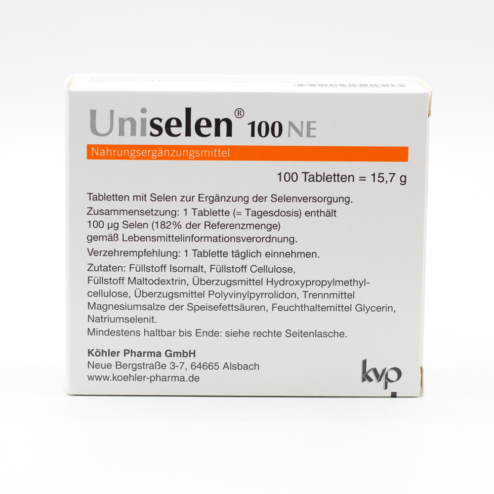UNISELEN 100 NE Tabletten