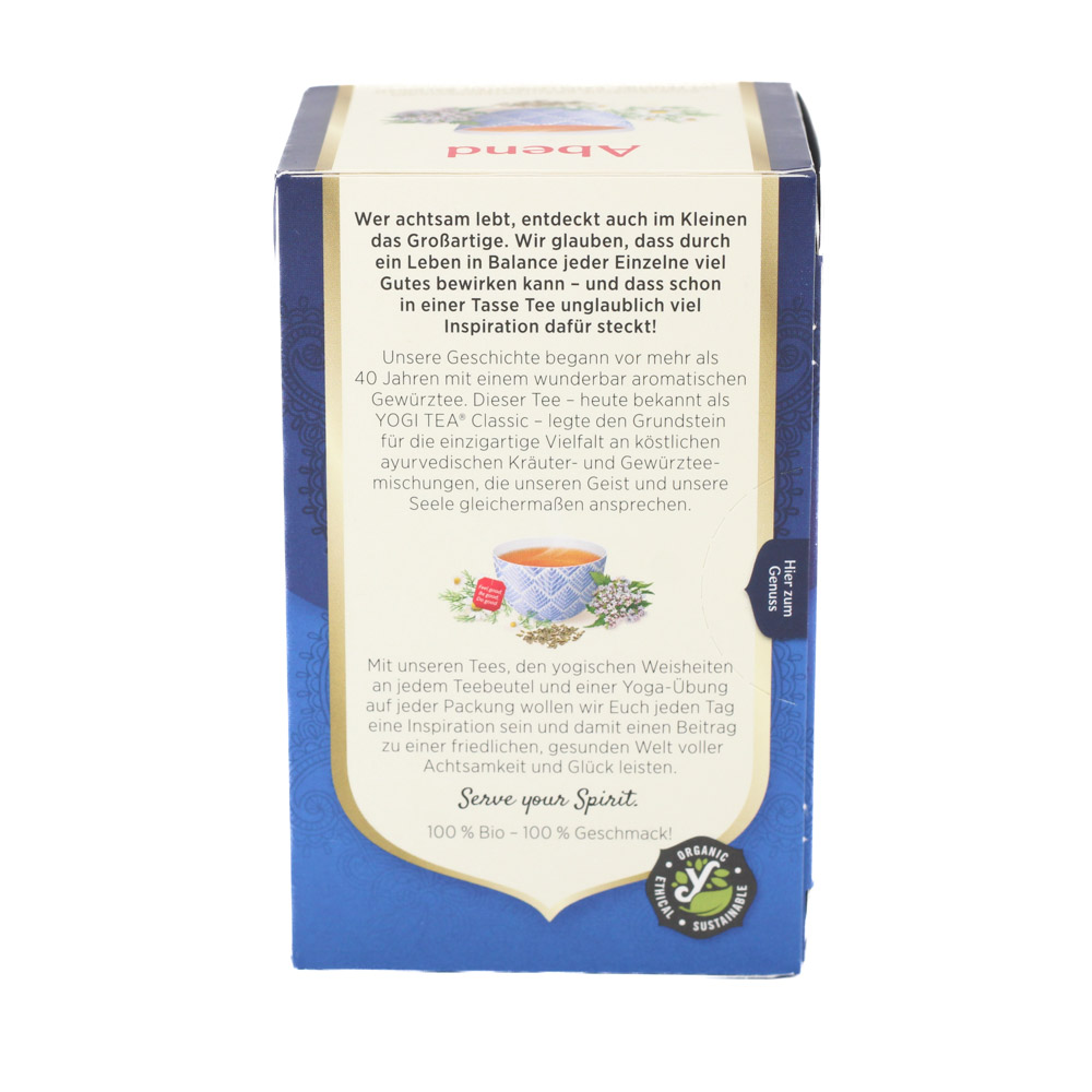 YOGI TEA Abend Tee Bio Filterbeutel