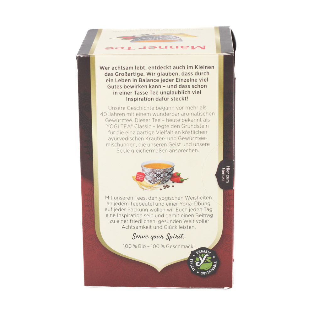 YOGI TEA Männer Tee Bio Filterbeutel