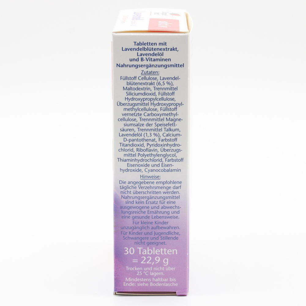 DOPPELHERZ Lavendel Extrakt+Öl Tabletten