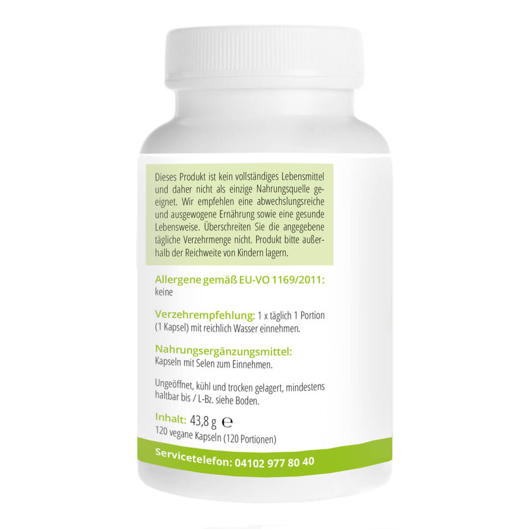 SELEN 200 μg aus Natriumselenit Kapseln
