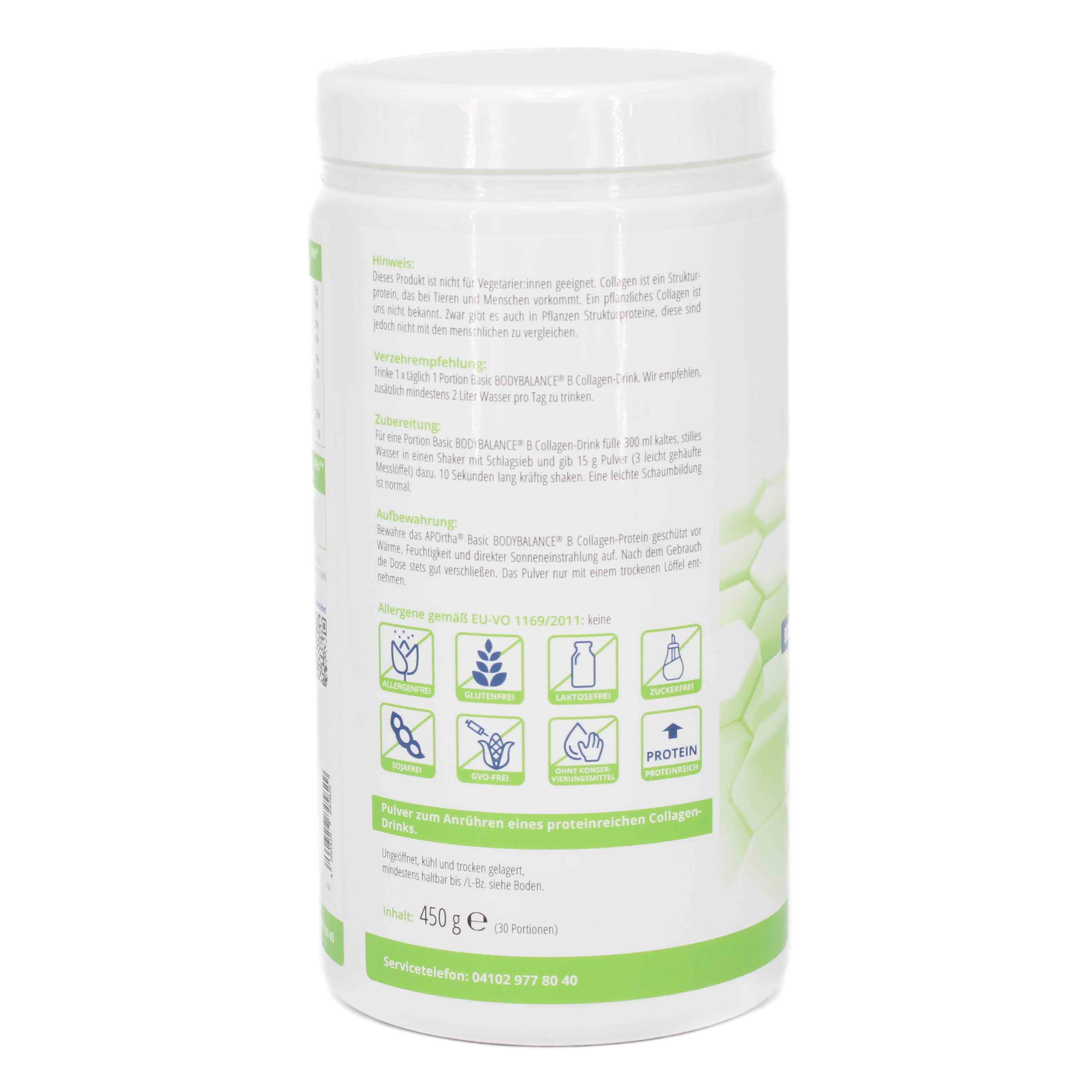 APORTHA Basic BODYBALANCE B Rind Collag.-Drink Plv