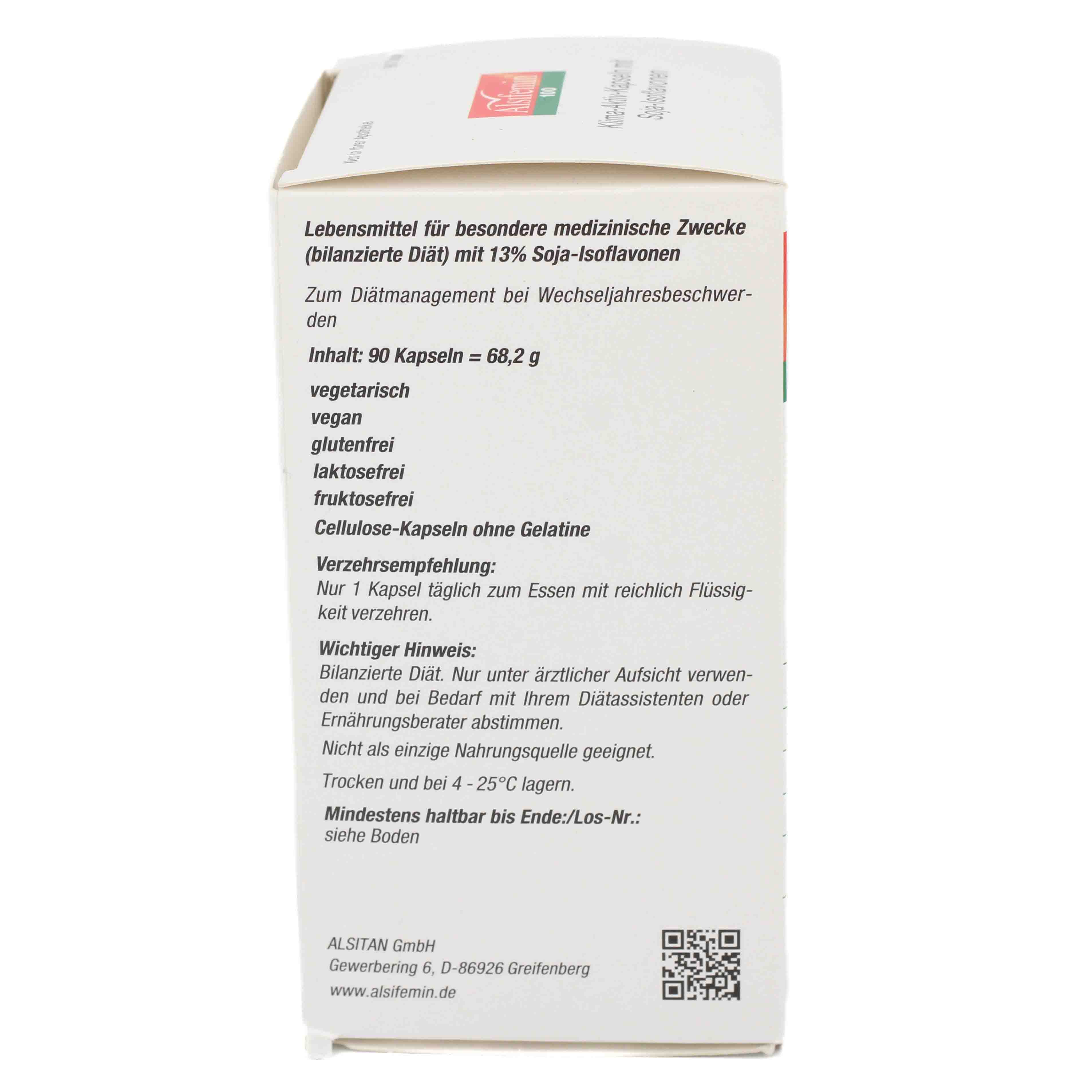 ALSIFEMIN 100 Klima-Aktiv m.Soja 1x1 Kapseln