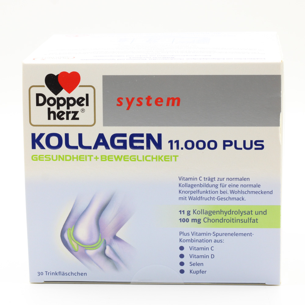 DOPPELHERZ Kollagen 11.000 Plus system Ampullen
