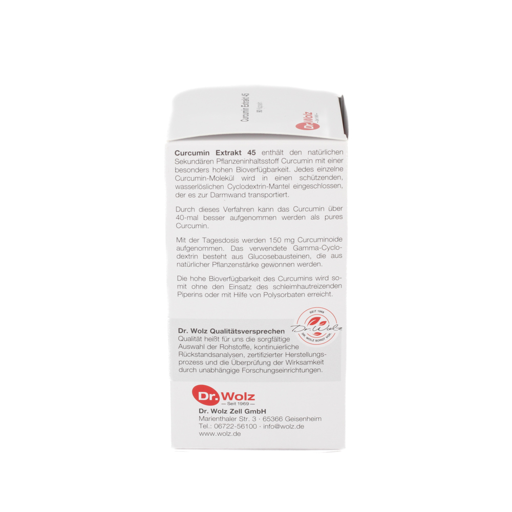 CURCUMIN EXTRAKT 45 Dr.Wolz Kapseln
