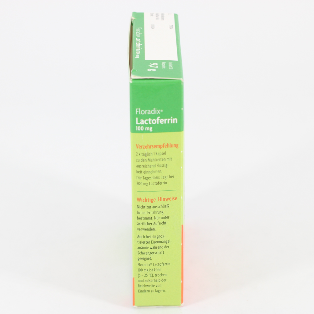 FLORADIX Lactoferrin 100 mg Kapseln