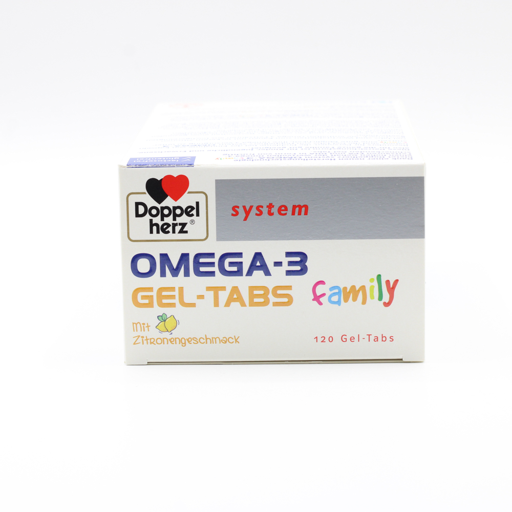 DOPPELHERZ Omega-3 Gel-Tabs family system