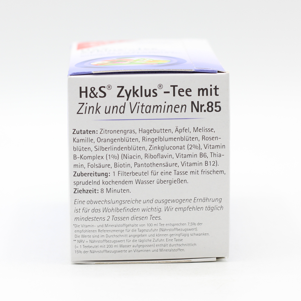 H&S Zyklus-Tee mit Zink und Vitaminen Filterbeutel