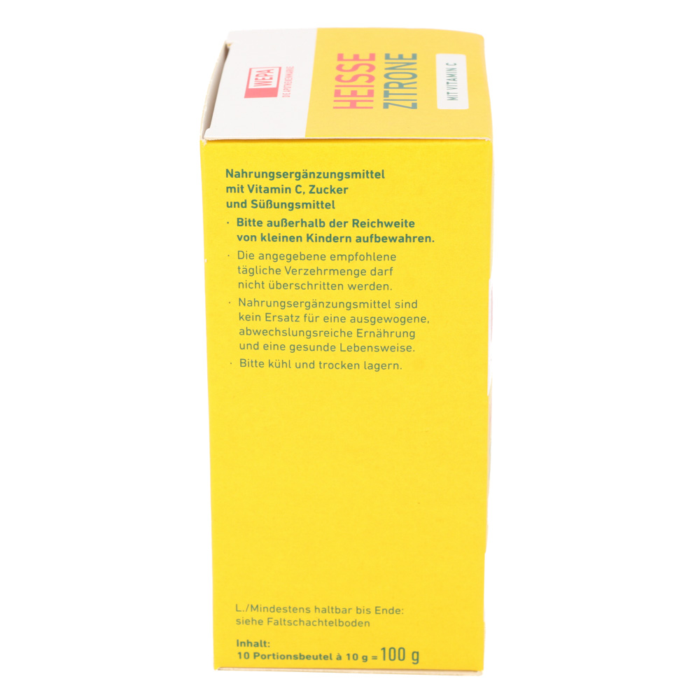 WEPA heiße Zitrone+Vitamin C Pulver