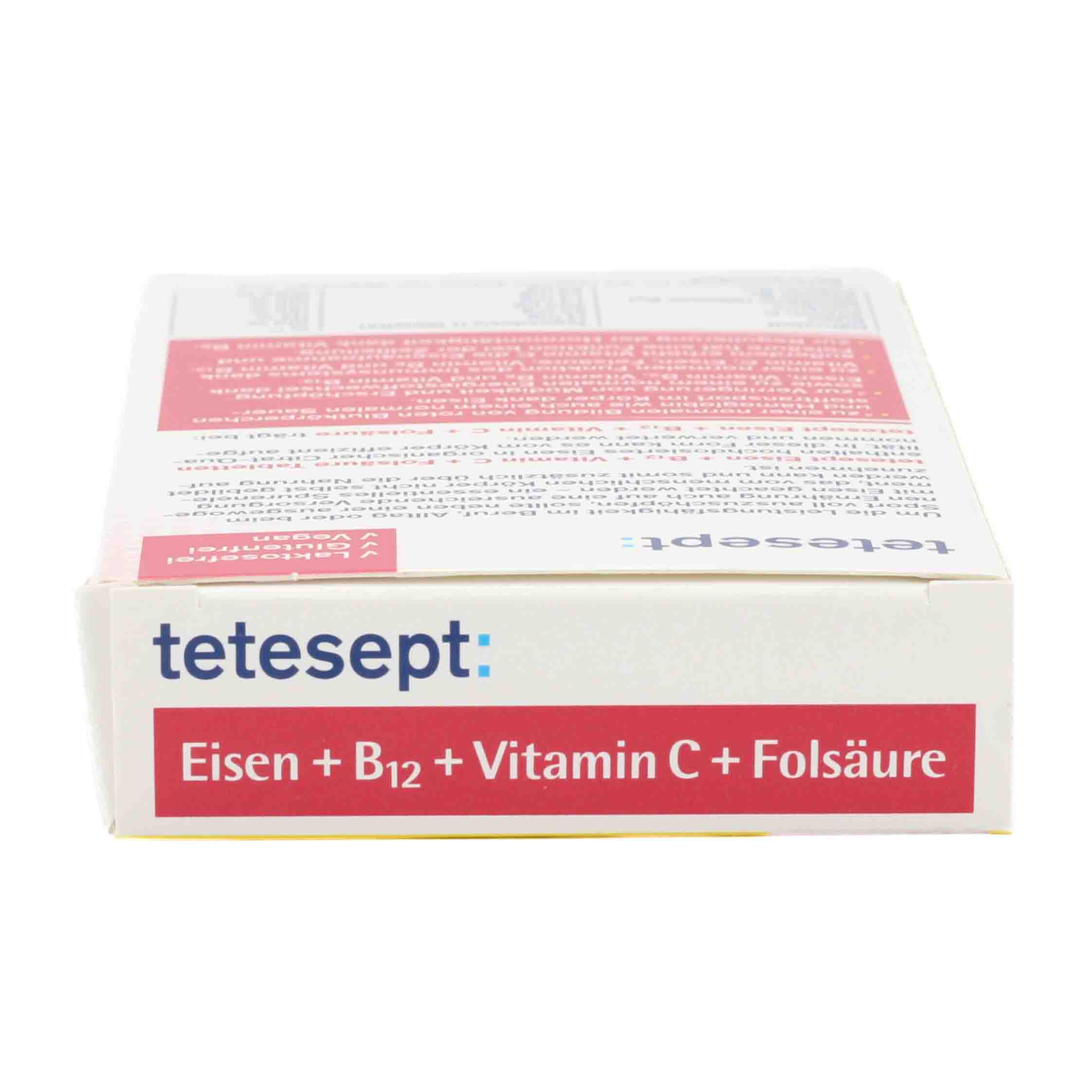 TETESEPT Eisen+B12 Vitamin C+Folsäure Filmtabl.