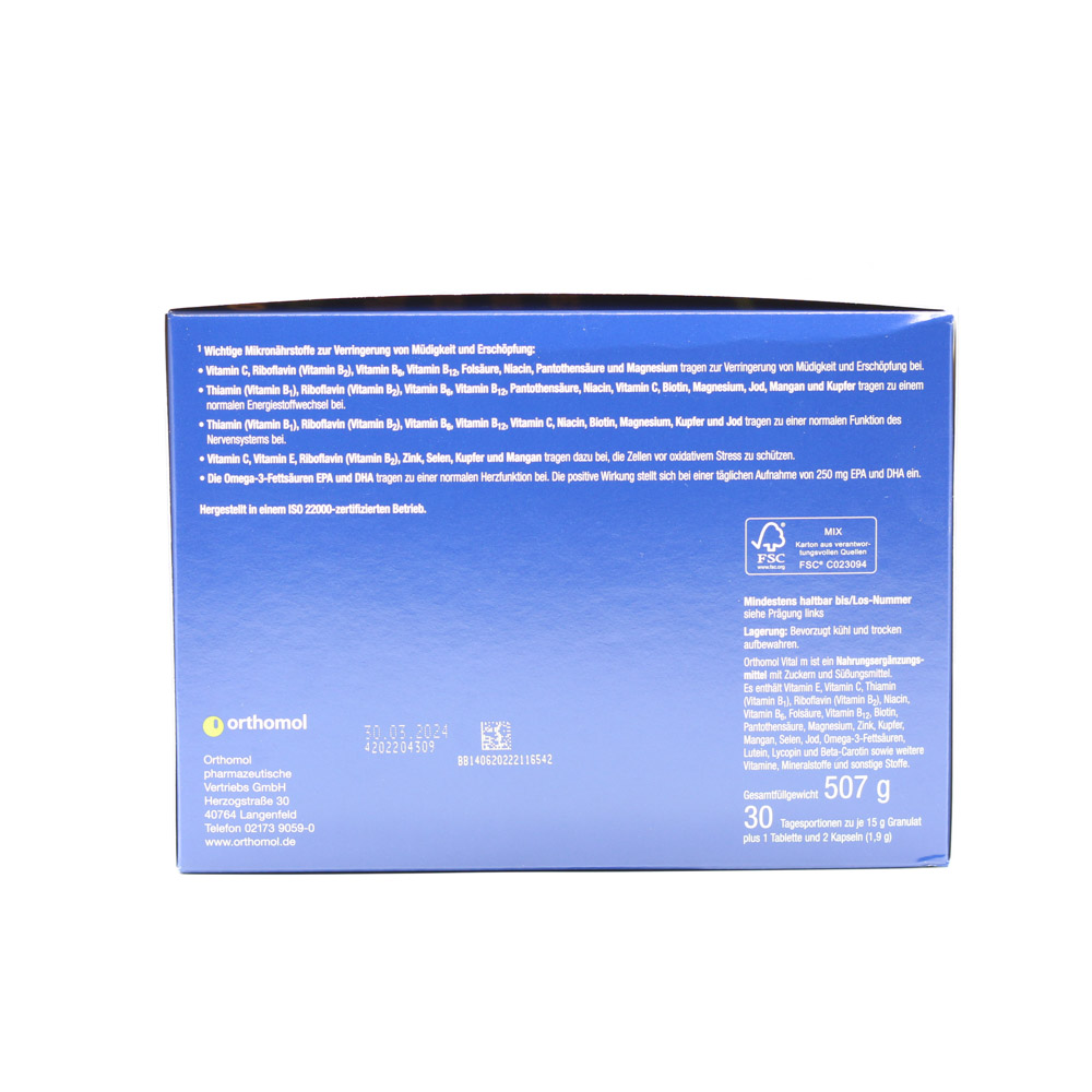 ORTHOMOL Vital M Grapefruit Gran./Kap./Tab.Kombip.