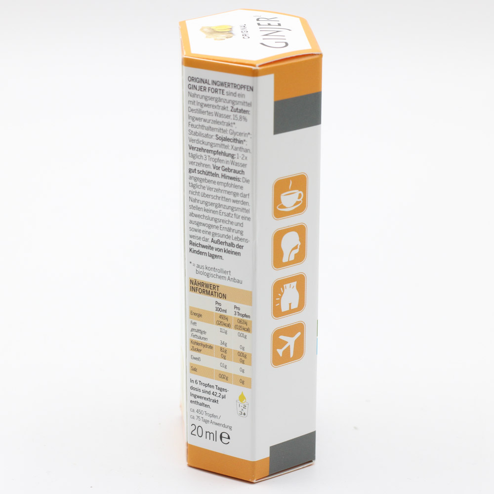 INGWER GINJER forte Tropfen