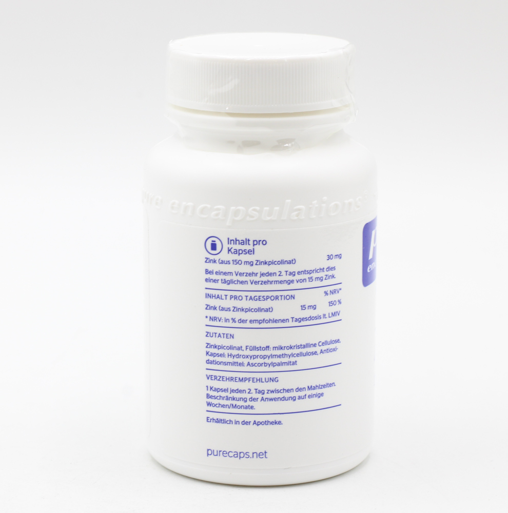 PURE ENCAPSULATIONS Zink Zinkpicolinat Kapseln