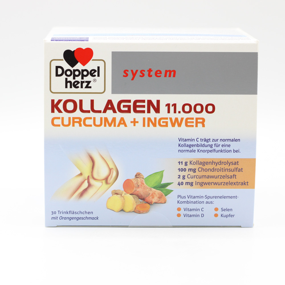 DOPPELHERZ Kollagen 11.000 Curcuma+Ingw.system TRA