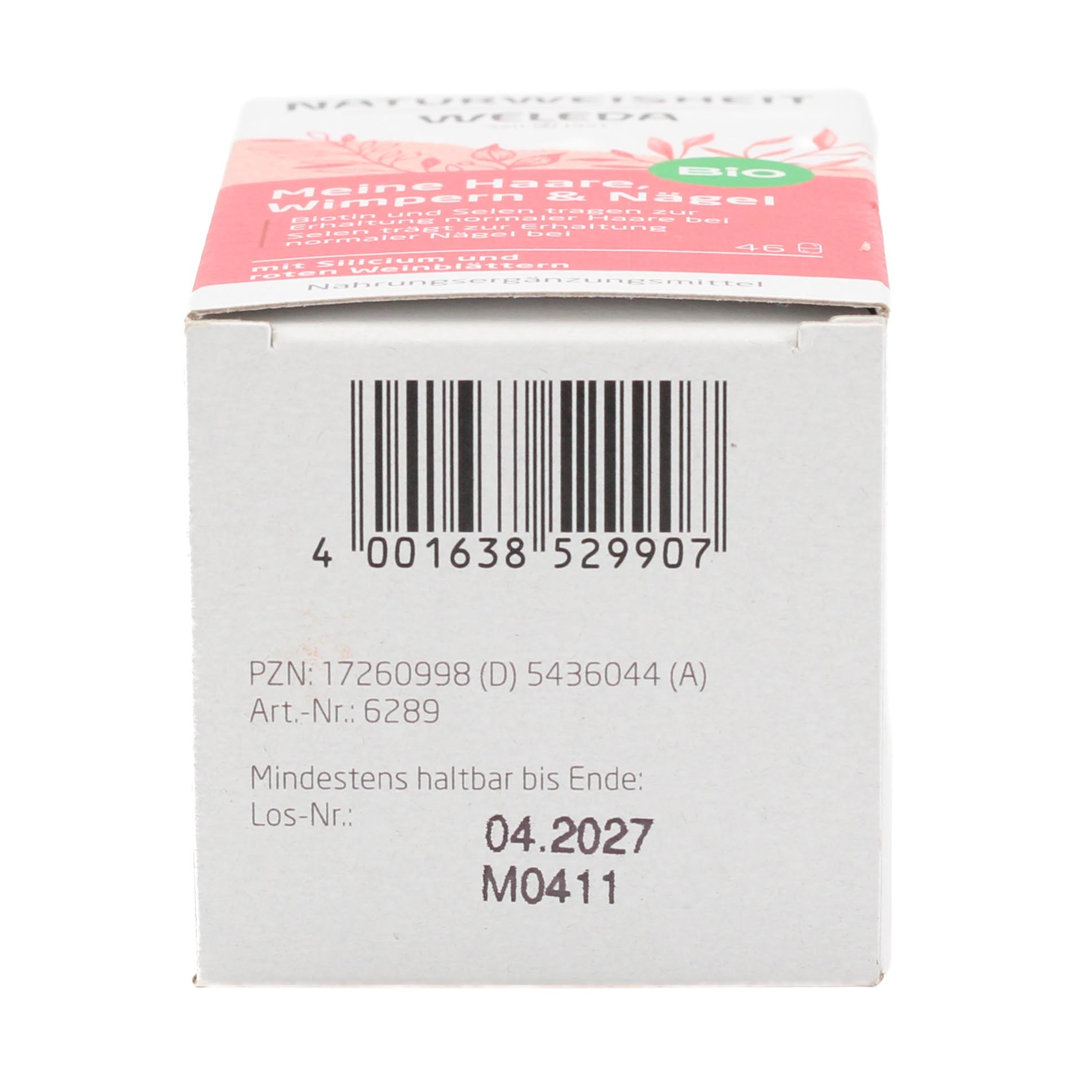 WELEDA Naturweisheit Meine Haare Wimpern&Nägel Kps