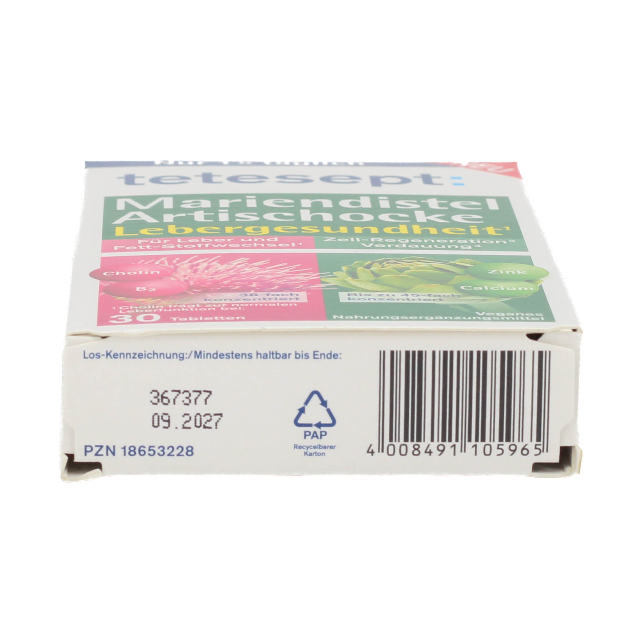 TETESEPT Mariendistel Artischocke Tabletten