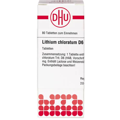 LITHIUM CHLORATUM D 6 Tabletten