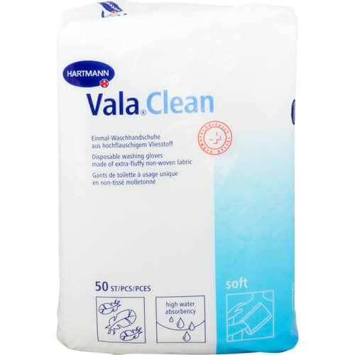 VALACLEAN soft Einmal-Waschhandschuhe
