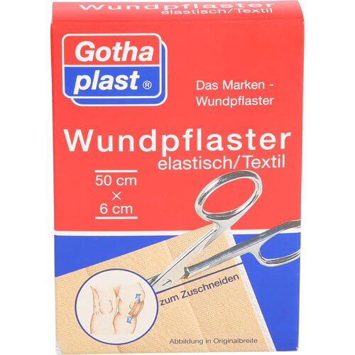 GOTHAPLAST Wundpfl.elast.6 cmx0,5 m geschnitten