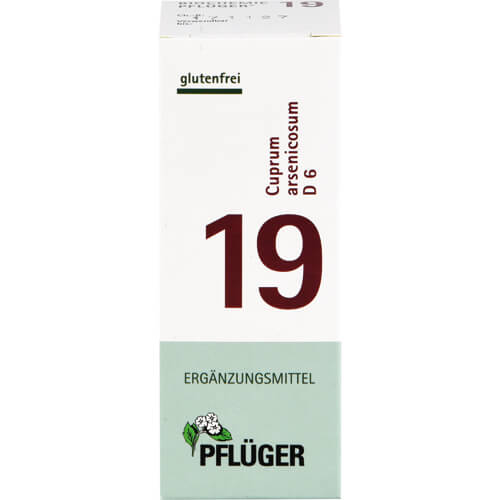 BIOCHEMIE Pflüger 19 Cuprum arsenicosum D 6 Tabl.